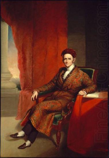 Chester Harding Amos Lawrence. about 1845. By Chester Harding, American china oil painting image